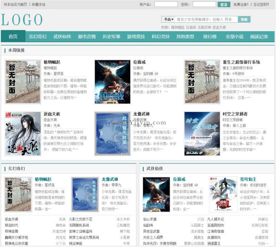 杰奇妙筆閣小說模板小說源碼+WAP手機版+整套安裝