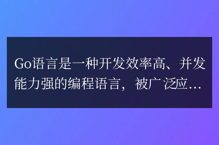 探討Go語言的不足之處與改進方法