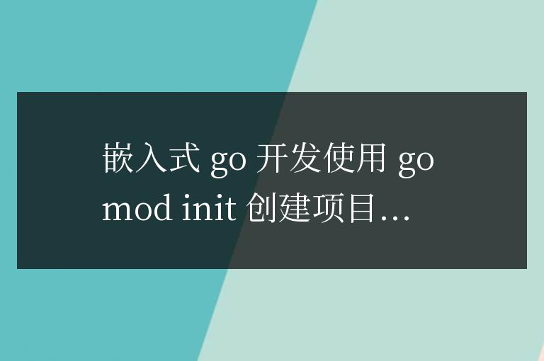 Go 嵌入式開發(fā)